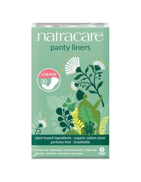 Pack 16 Salvaslip Curvado Natracare 30 unidades natural