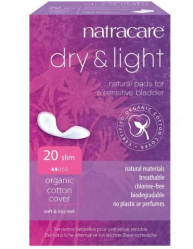 Pack 6 Uds. Compresa Finas Para Incontinencia 20/u  de Natracare