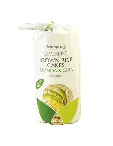 Tortas de Arroz Integral, Quinoa y Chía Natursoy 120 g