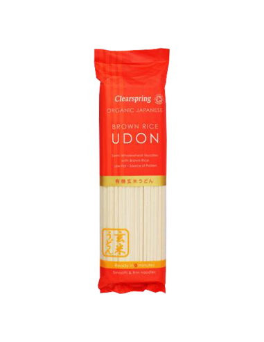 Udon de trigo y arroz integral: sabor natural y saludable