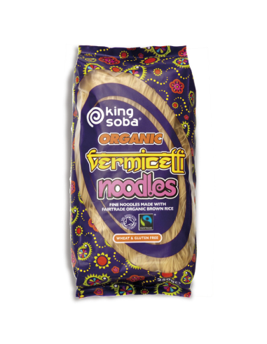 Fideos Vermicelli Integral Sin Gluten Bio King Soba 250g