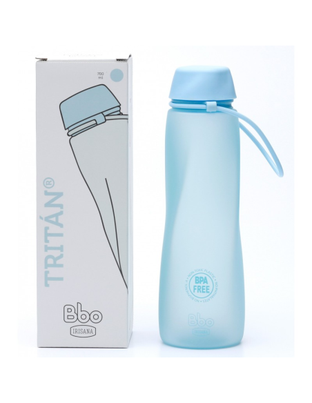 Botella Tritan Bbo16 Azul 700ml Irisana - Resistente y Ligera