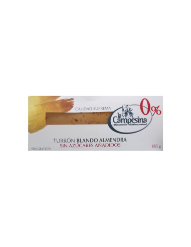 Turrón Blando Jijona Almendra 185g La Campesina S/A