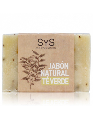 Jabón Natural Té Verde Sys 100g  Cuidado Suave y Fresco