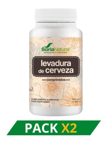Pack 2 Levadura de Cerveza Alecosor Soria Natural Calidad