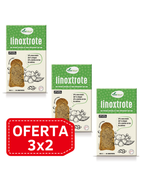 Pack 3X2 Pan Linoxtrote Integral Caja Alecosor Soria Natural