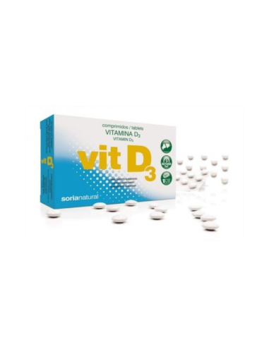 Pack 2 Retard Vitamina D3 Soria Natu 48 Comprimidos