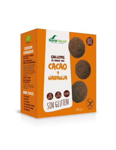 Pack 3X2 Galletas De Avena Con Cacao Y Naranja Bio Alecosor Soria Natural