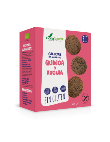 Pack 2 Galletas Bio Avena, Quinoa y Aronia Alecosor Soria