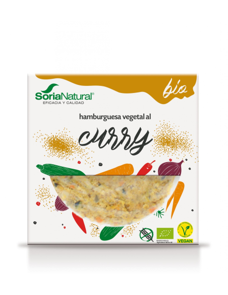 Pack 2 Hamburguesas Vegetales Al Curry Bio Alecosor Soria