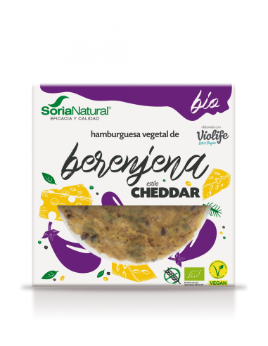 Pack 2 Hamburguesas Vegetales Berenjena Queso Alecosor