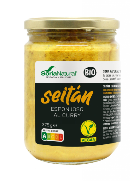 Pack 2 Seitan Esponjoso al Curry Alecosor Soria Natural