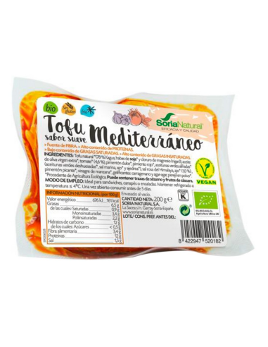 Pack 2 Tofu Mediterráneo Suave Alecosor Soria Natural