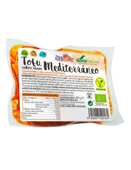 Pack 2 Tofu Mediterráneo Suave Alecosor Soria Natural