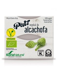 Pack 3X2 Pate Vegetal De Alcachofa 2 X 50 Grs Alecosor Soria Natural