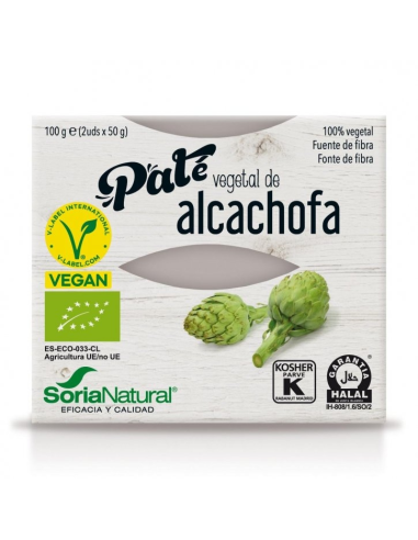Pack 3X2 Pate Vegetal De Alcachofa 2 X 50 Grs Alecosor Soria Natural