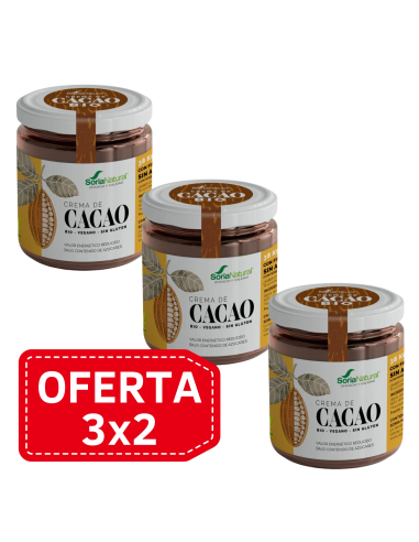 Pack 3x2 Crema de Cacao Bio Alecosor Soria Natural Oferta