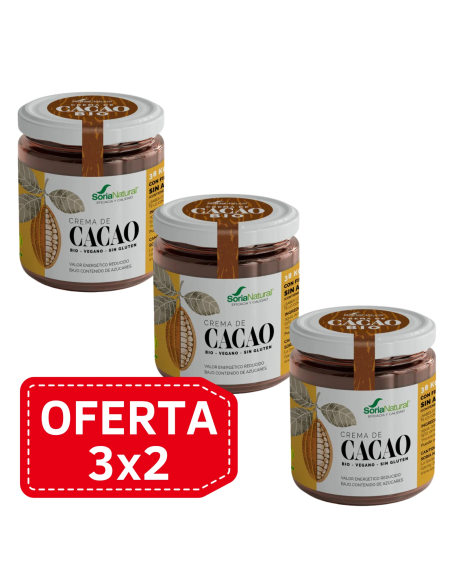 Pack 3x2 Crema de Cacao Bio Alecosor Soria Natural Oferta