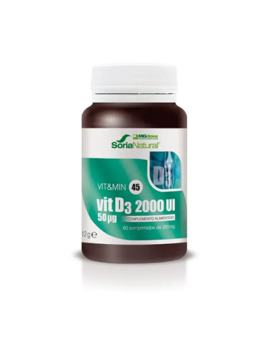 Pack 2 Vitamina D3 2000 UI - 60 Comprimidos Mgdose