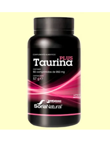 Pack 2 Taurina Plus 60 Comp. Energía y Vitalidad Mgdose