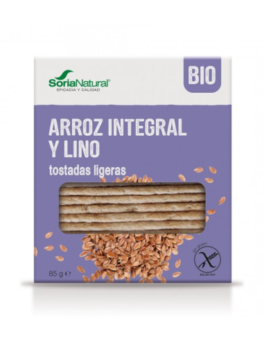 Pack 2 Tostadas de Arroz Alecosor Soria Natural Saludables