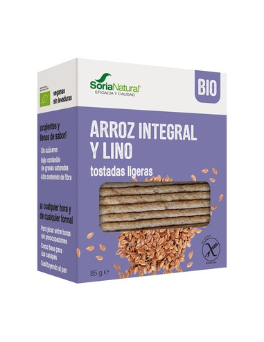Pack 3X2 Tostadas De Arroz Y Lino Alecosor Soria Natural
