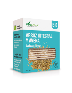 Pack 3X2 Tostadas Arroz Integral Y Avena Alecosor Soria Natural