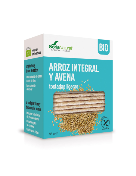 Pack 3x2 Tostadas Arroz Integral y Avena Alecosor Soria Natural