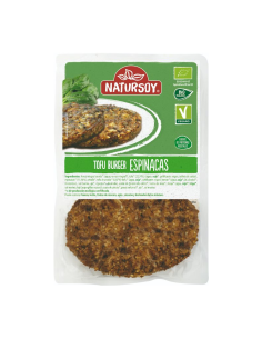 Hamburguesa de tofu y espinacas 2 und.