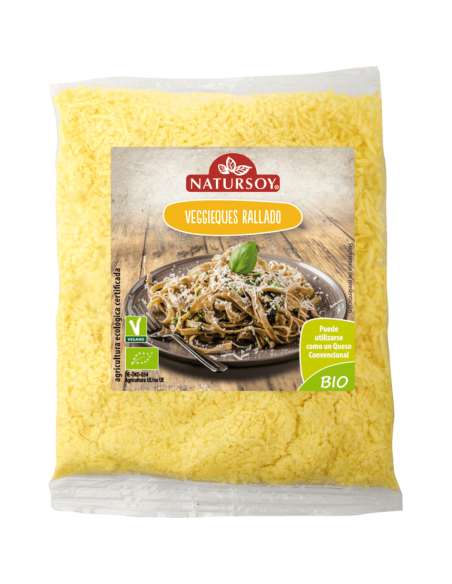 VeggieQues Rallado: Queso Vegano Natural y Delicioso