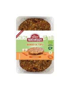 Hamburguesa de tofu y zanahoria 18 und.
