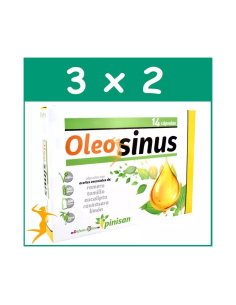 Pack 3x2 Oleosinus, 14 Cáps. de Pinisan