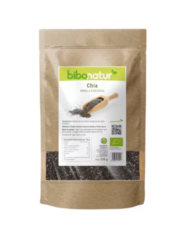 Semillas de Chía Eco 250g Bibonatur | Salud y Nutrición Natural