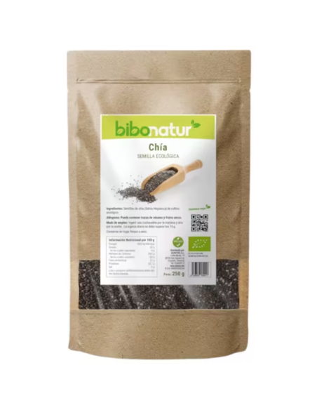 Semillas de Chía Eco 250g Bibonatur | Salud y Nutrición Natural