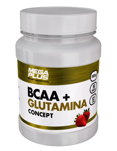 BCAA + GLUT CONCEPT 500g FRESA