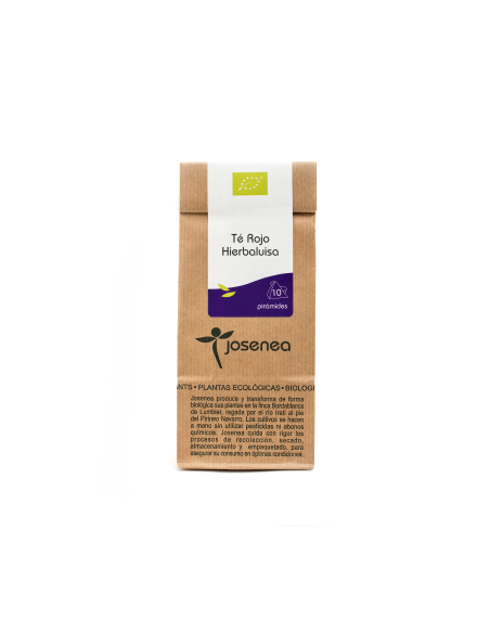 Té Rojo con Hierbaluisa Bio 20 Pirámides Josenea Biobox