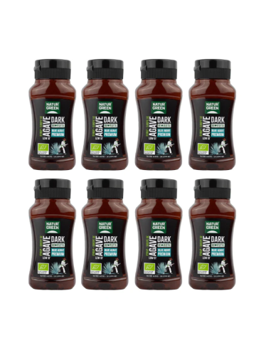Pack 8 Uds. Sirope Agave Dark de Naturgreen