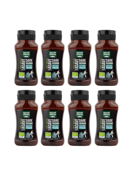 Pack 8 Uds. Sirope Agave Dark de Naturgreen