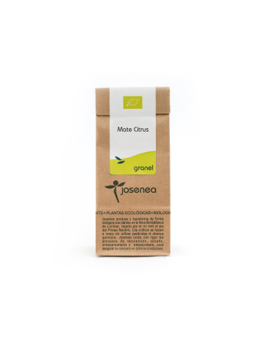 Mate Citrus Bio 50g Josenea Bolsa Kraft Granel Natural