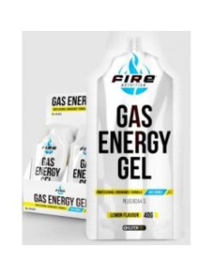Gas Energy Gel Limón 20Ud Fire Nutrition sin Gluten