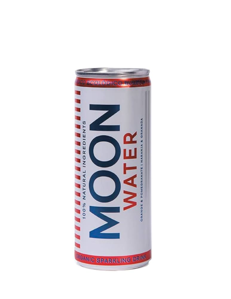 Refresco Naranja Granada Bio Moonwater 250 ml Natural y Fresco