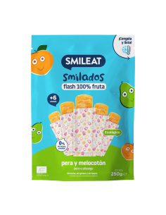 Smilados De Pera Y Melocotón Bio, 50 G de Smileat