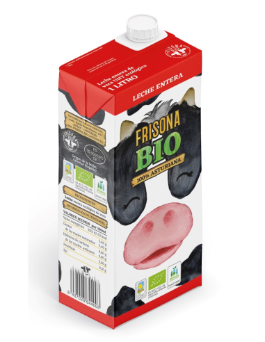 Leche De Vaca Entera Bio 1 L  de Frisona