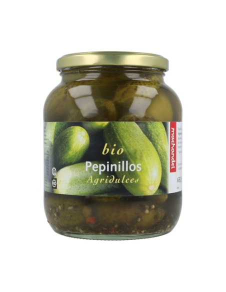 Pepinillos Agridulces Bio Machandel 350 g - Bote Pequeño
