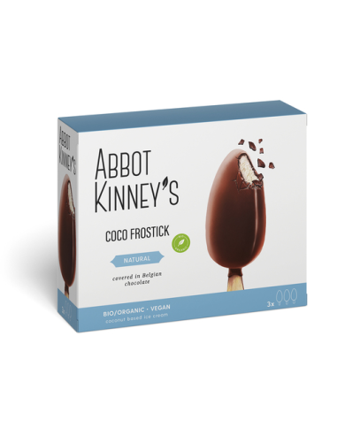 Helado Bio con Cobertura de Chocolate Abbot Kinney 3x80 ml