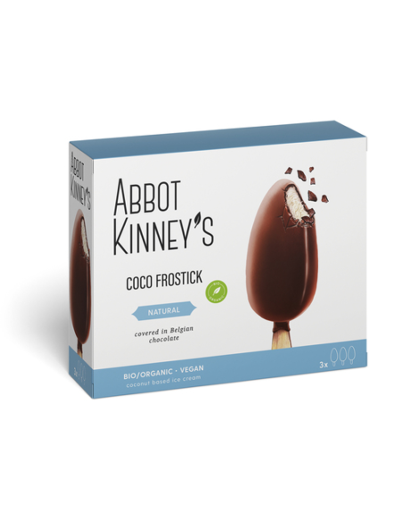Helado Bio con Cobertura de Chocolate Abbot Kinney 3x80 ml