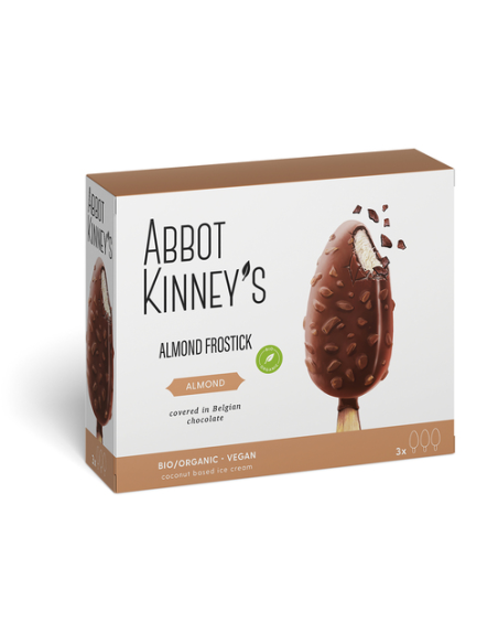 Helado Bio de Almendras con Chocolate Abbot Kinney 3x80ml