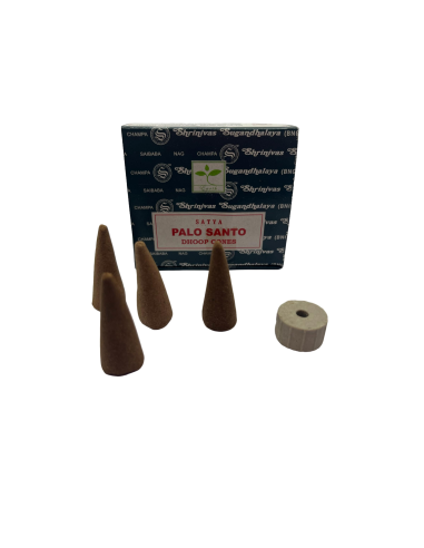 Conos Incienso Palo Santo Satya Caja 12 unidades oferta