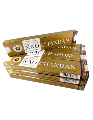 Incienso Golden Nag Chandan Do 12 de Sys