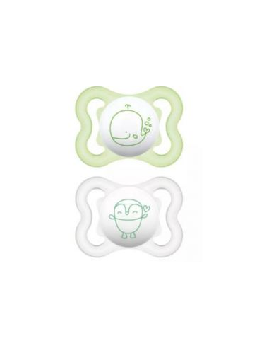 Chupete Sili Fisio +6M 2Un Neutro de Mam